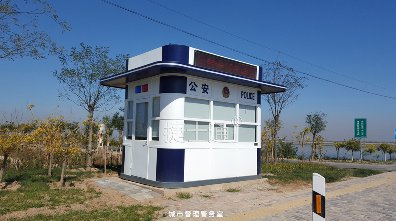 雄安新區(qū)城管警務治安崗亭小型崗亭CAD圖紙