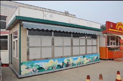 不銹鋼防腐早餐亭小吃車移動(dòng)水果屋